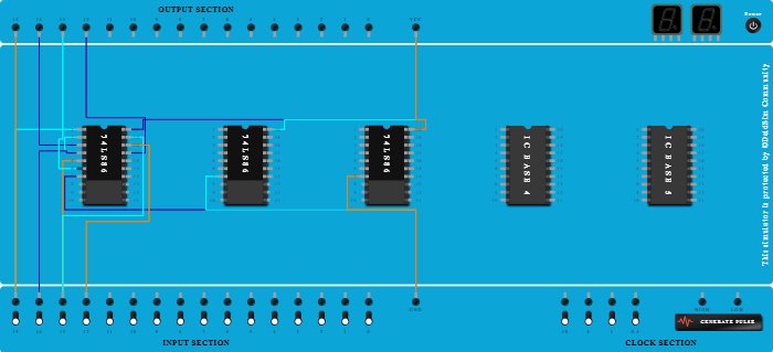 Binary to Gray converter