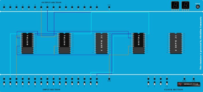 NAND Gate Implemenation Circuit