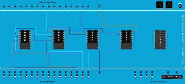 exp two using NOR