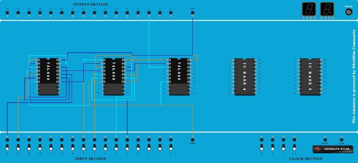 exor using nand