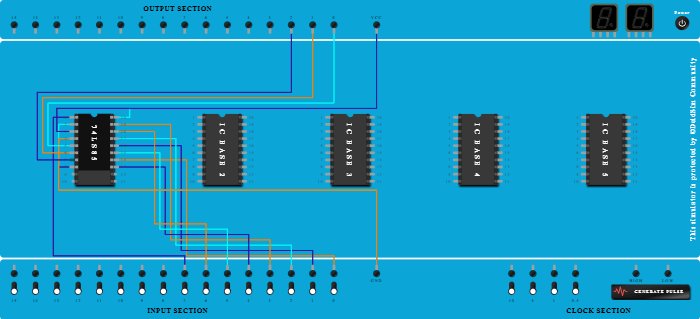 4 bit comparator