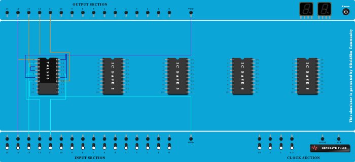 Gray to BCD using XOR gate