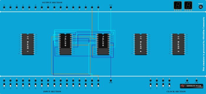 Half Sub using NAND
