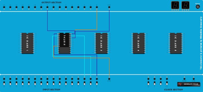triple input 3 NAND GATE