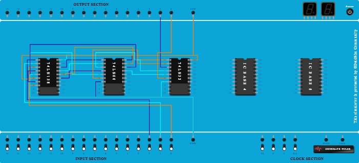 Full Subtractor using Decoder 74138 - Copy