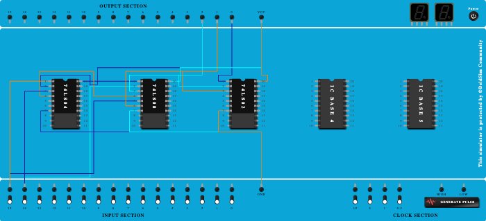 1 bit comparator