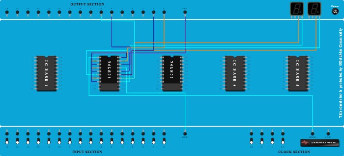  2 BIT UP COUNTER AND DOWN