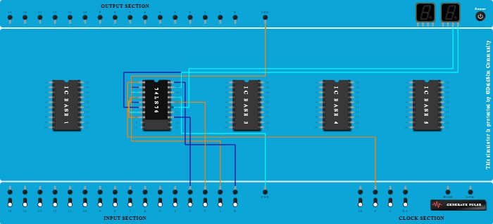 2-Bit Asynchronous Up Counter