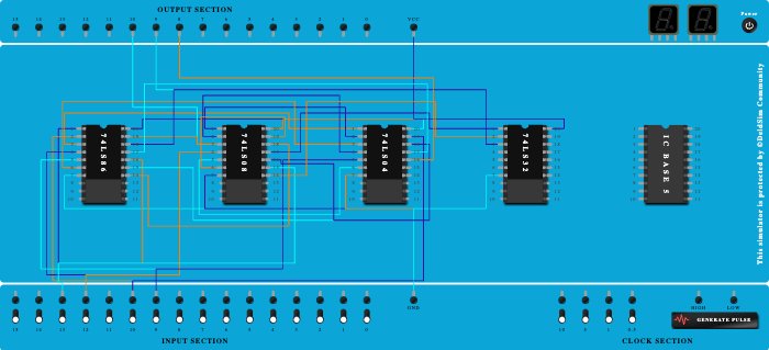2 bit comparator