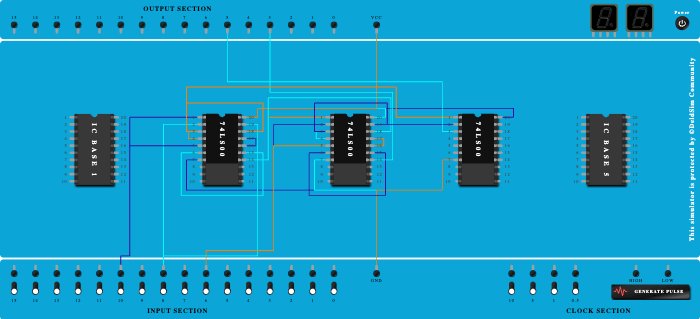 full adder using nand