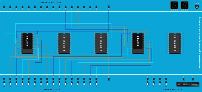 8 bit comparator