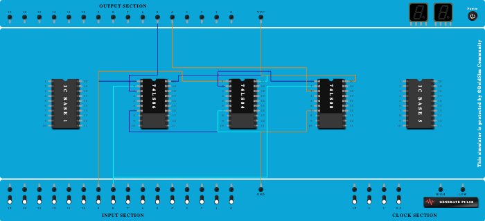 Half Sub using logic gates (and,not,etc..)