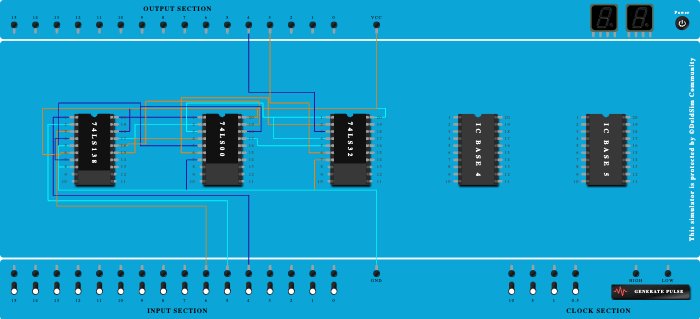 full subtractor using decode 74138