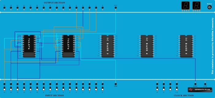 asynchronous mod 16 up