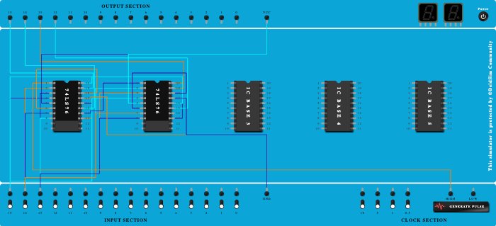 Asynchronous DOWN counter 