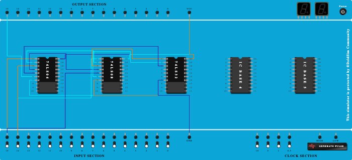 1 bit comparator