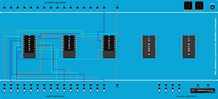 EXP 2(1) - 8:1 Multiplexer