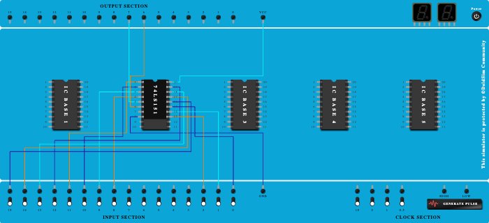 8 input multiplexer