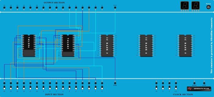 4 bit sub/4 bit adder 