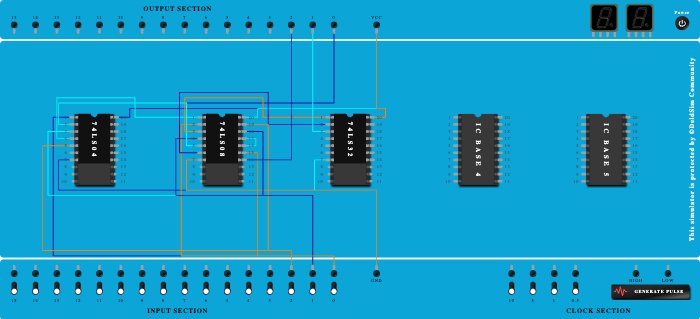 Excess 3 to BCD (3-bit)