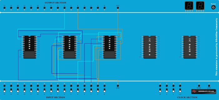 4 BIT PARITY CHECKER 