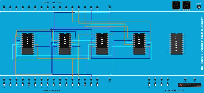 EX-3 BCD TO GRAY CODE