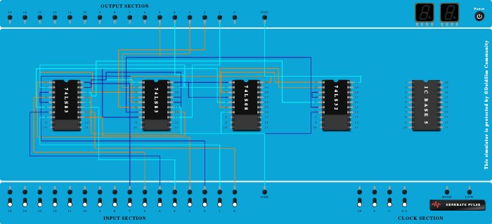 Ass2 1 digit BCD adder