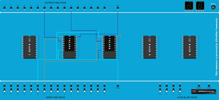 half adder using basic gates