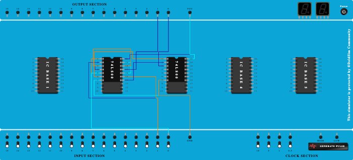 Half Adder (Universal Gates)