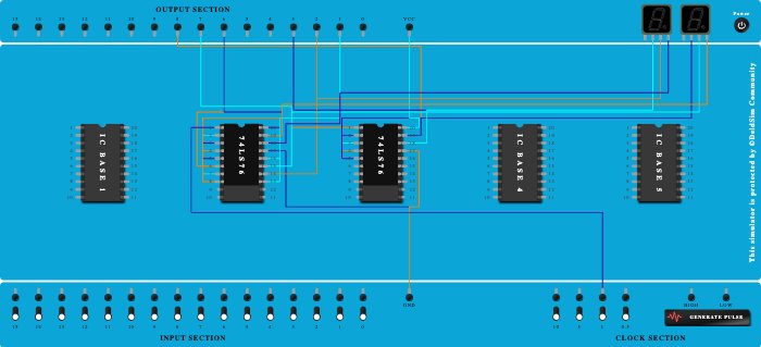 3 bit UP & DOWN circuit 
