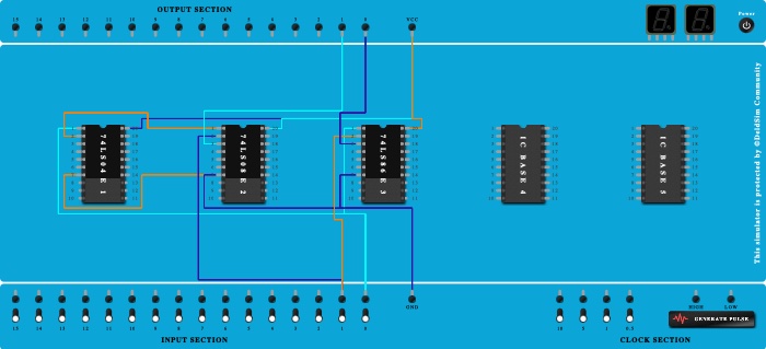 Half subtractor