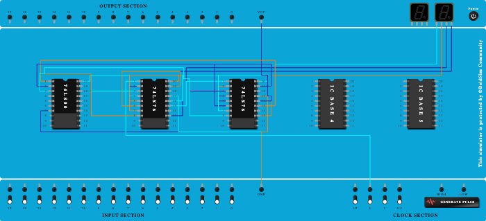 mod 12 ripple counter