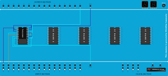 Implementation of NOR Gate using NAND gate