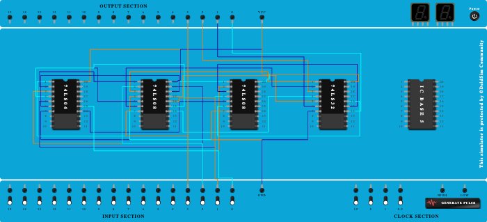 binary to gray ckt