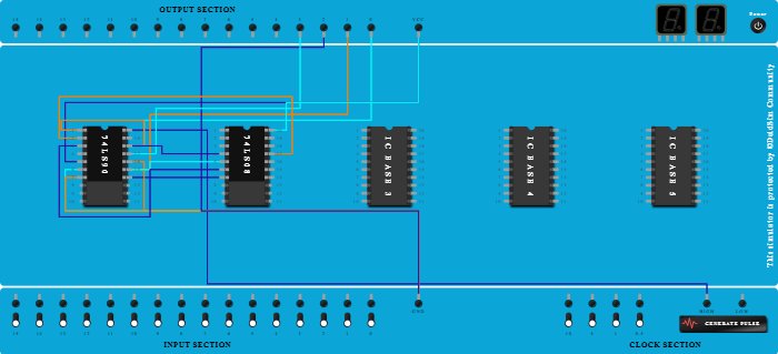 MOD counter using IC 7490 decade counter - Copy