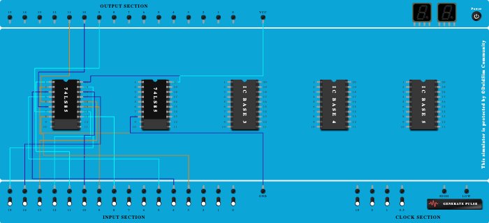 4 bit comparator