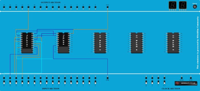 Σm(2,4,6,8,9,13,15) 16:1 to 8:1 Multiplexer