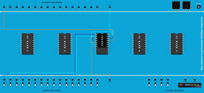 Build a NAND gate using NAND gate in simulator