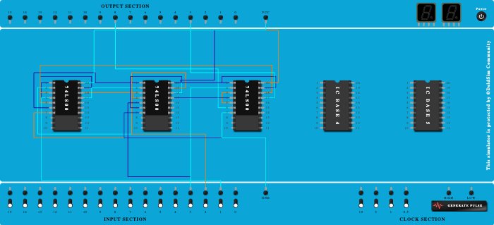 Full Adder using Nand Gates - Copy - Copy