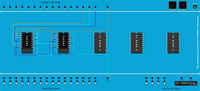 8 bit comparator 