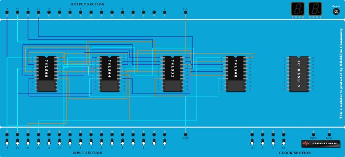 grey to binary 4 bit coverter