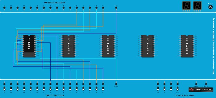 4 BIT BINARY ADDER - Copy