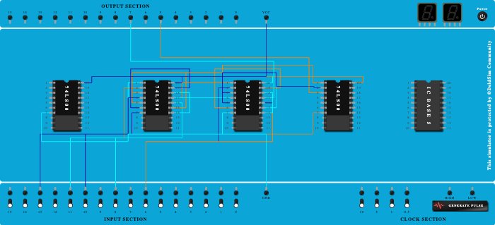 2129_Full adder using NAND Gate