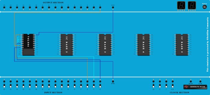3 bit even parity generator