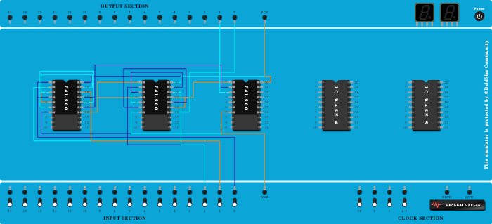 A2.b - Full Subtractor NAND Gates 
