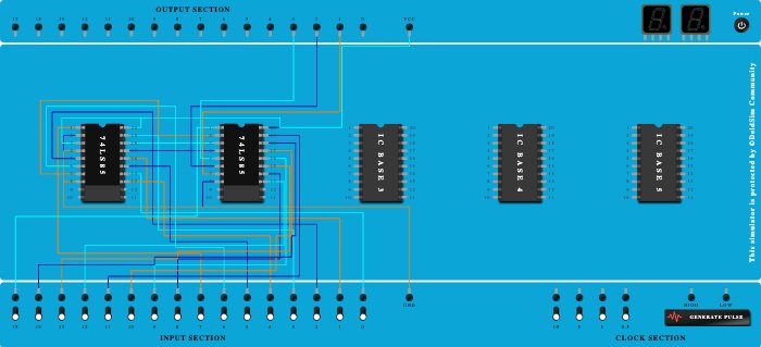8 bit comparator