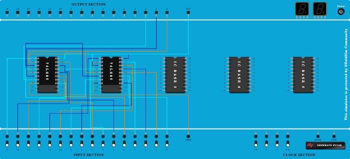 8 bit comparator