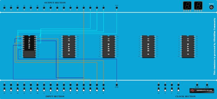 4 Bit Binary to Gray Code Converter