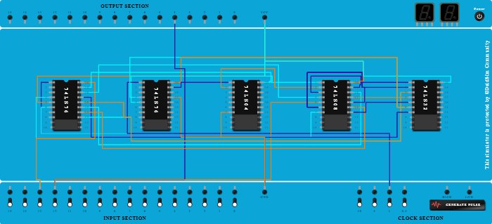Up/Down Counter using JK-Flip Flop - Copy