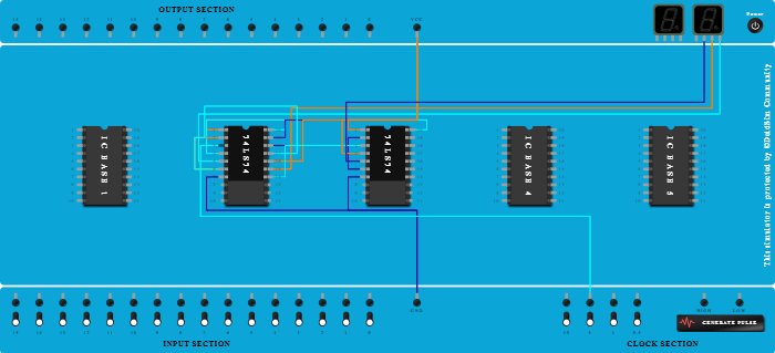 Asynchronous up counter with D
